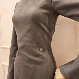 Vestido manga campana1