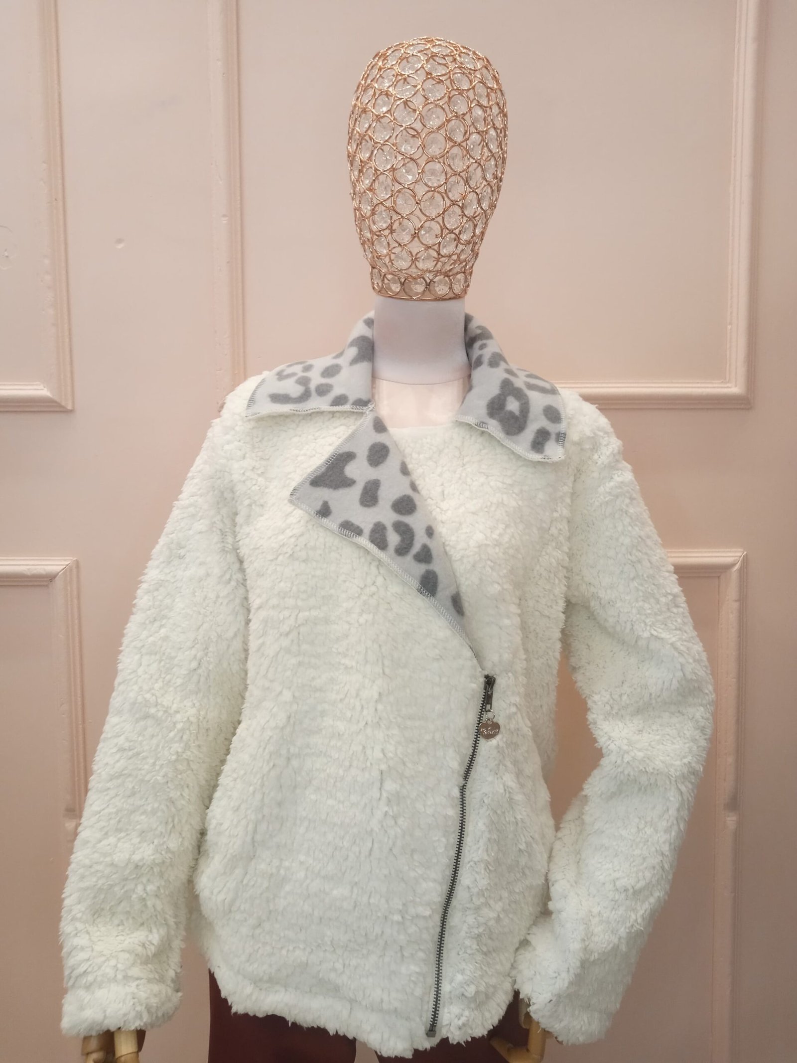 Campera Corderito con cierre