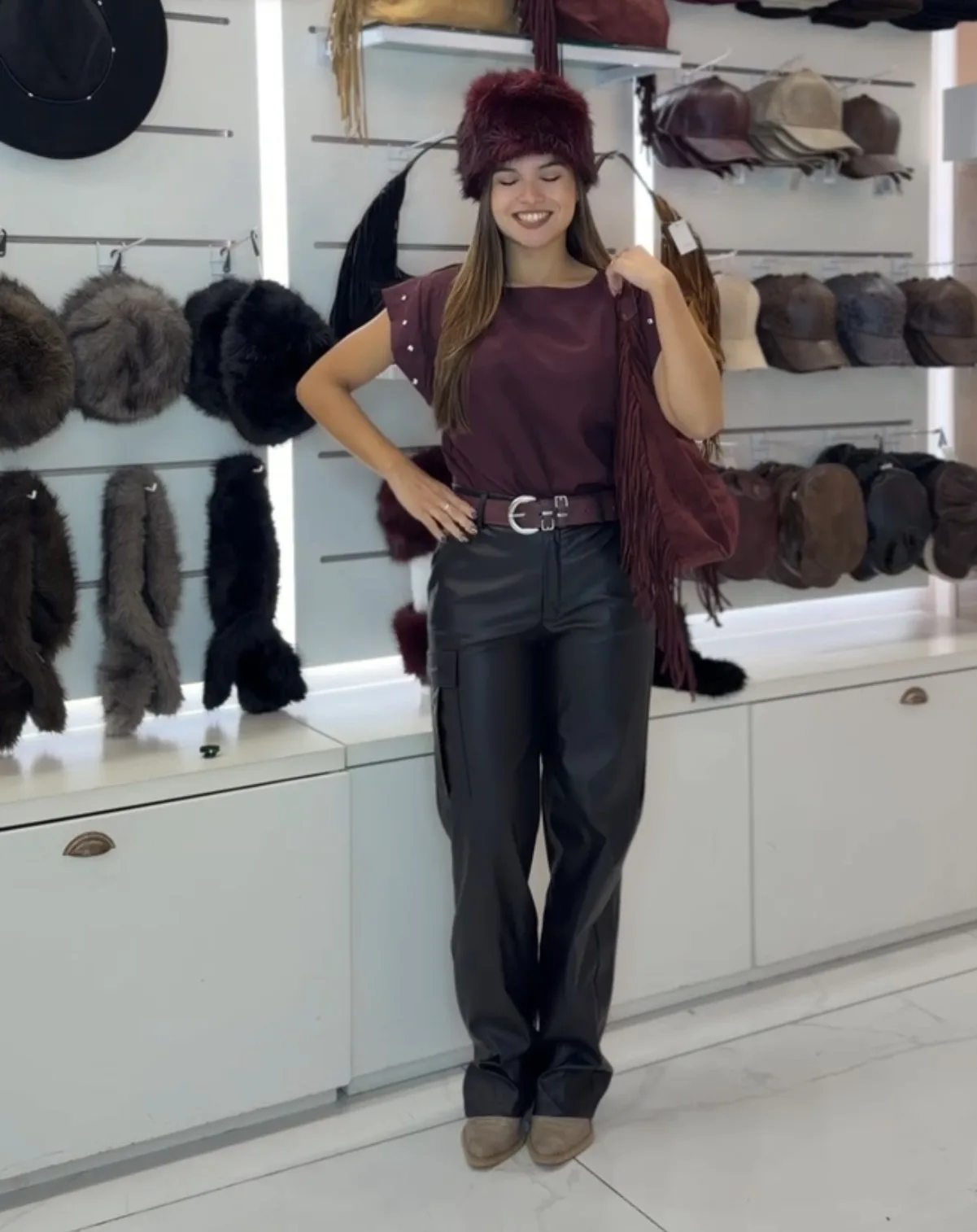 PANTALÓN CARGO ECOCUERO
