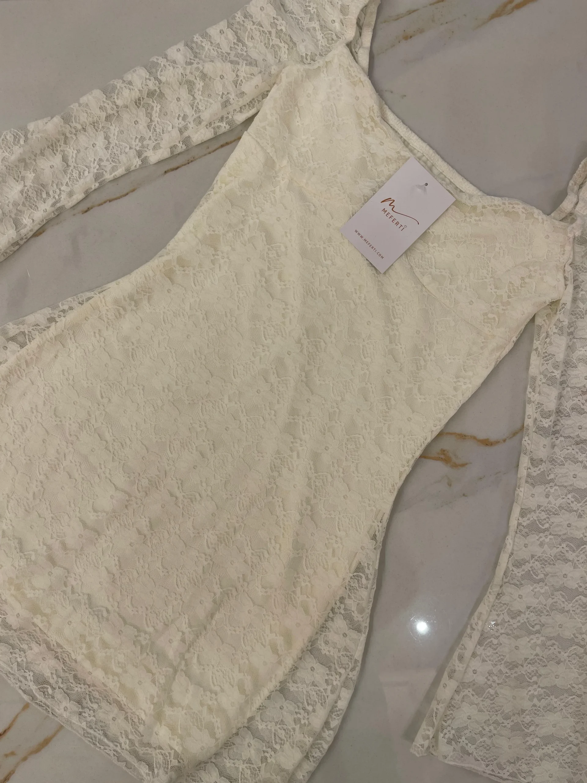 Alternative view of VESTIDO ENCAJE