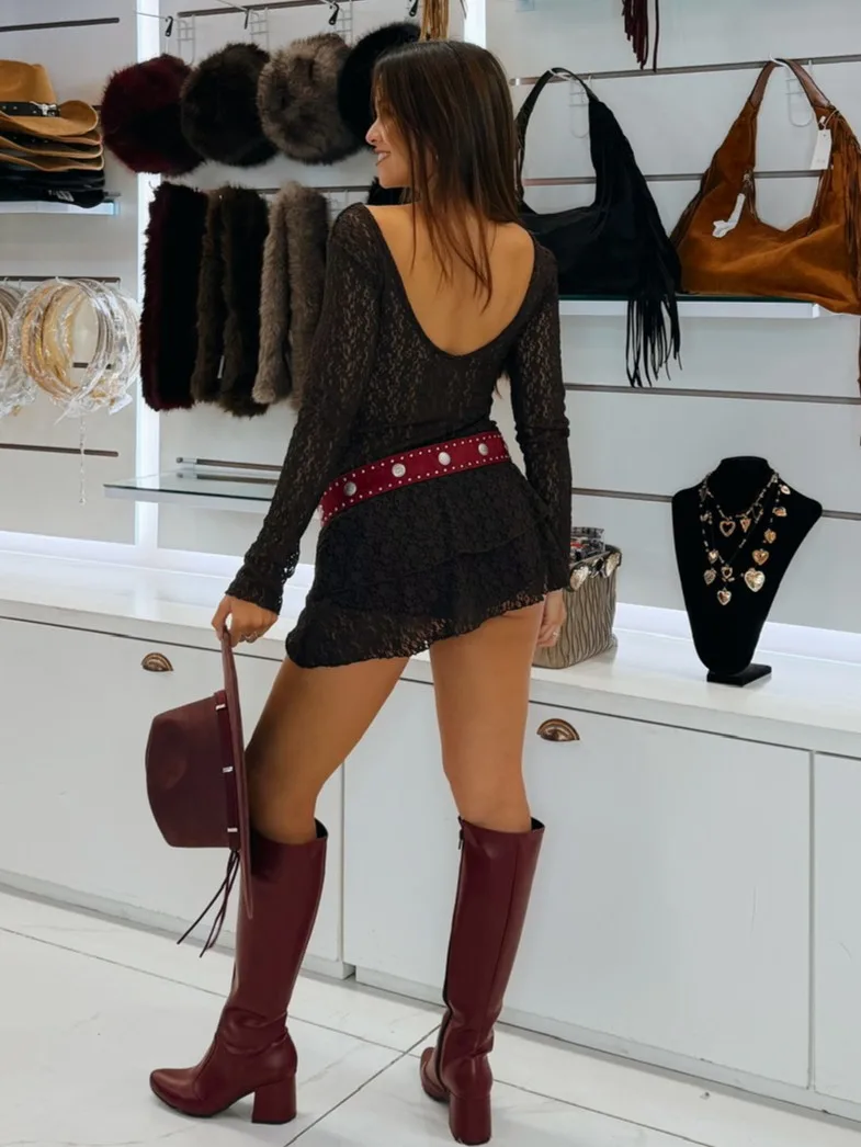 VESTIDO DOBLE VOLADO - Imagen 6