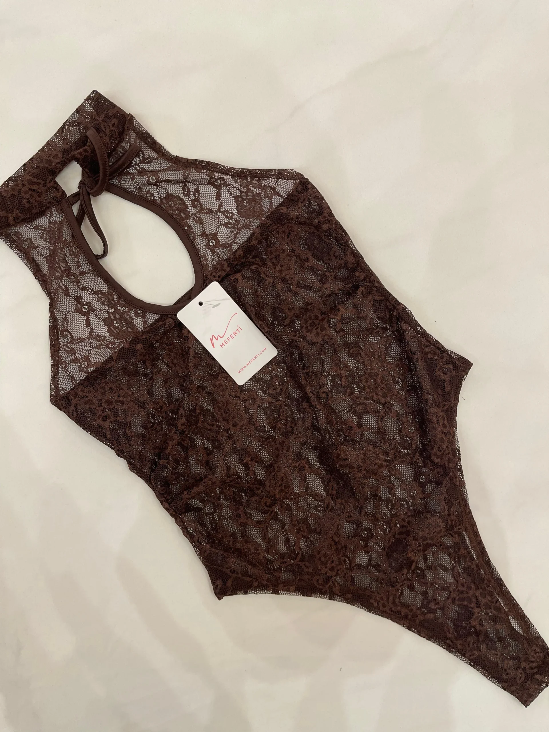 Alternative view of BODY ENCAJE HALTER