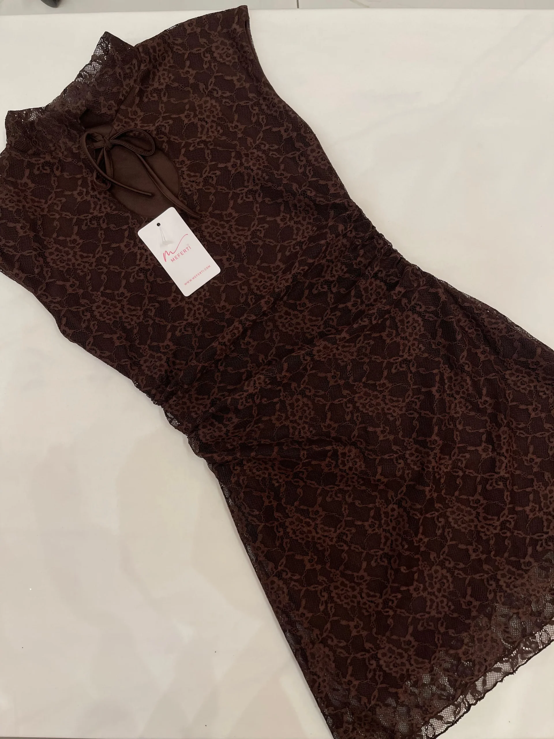 Alternative view of VESTIDO JAPO ENCAJE