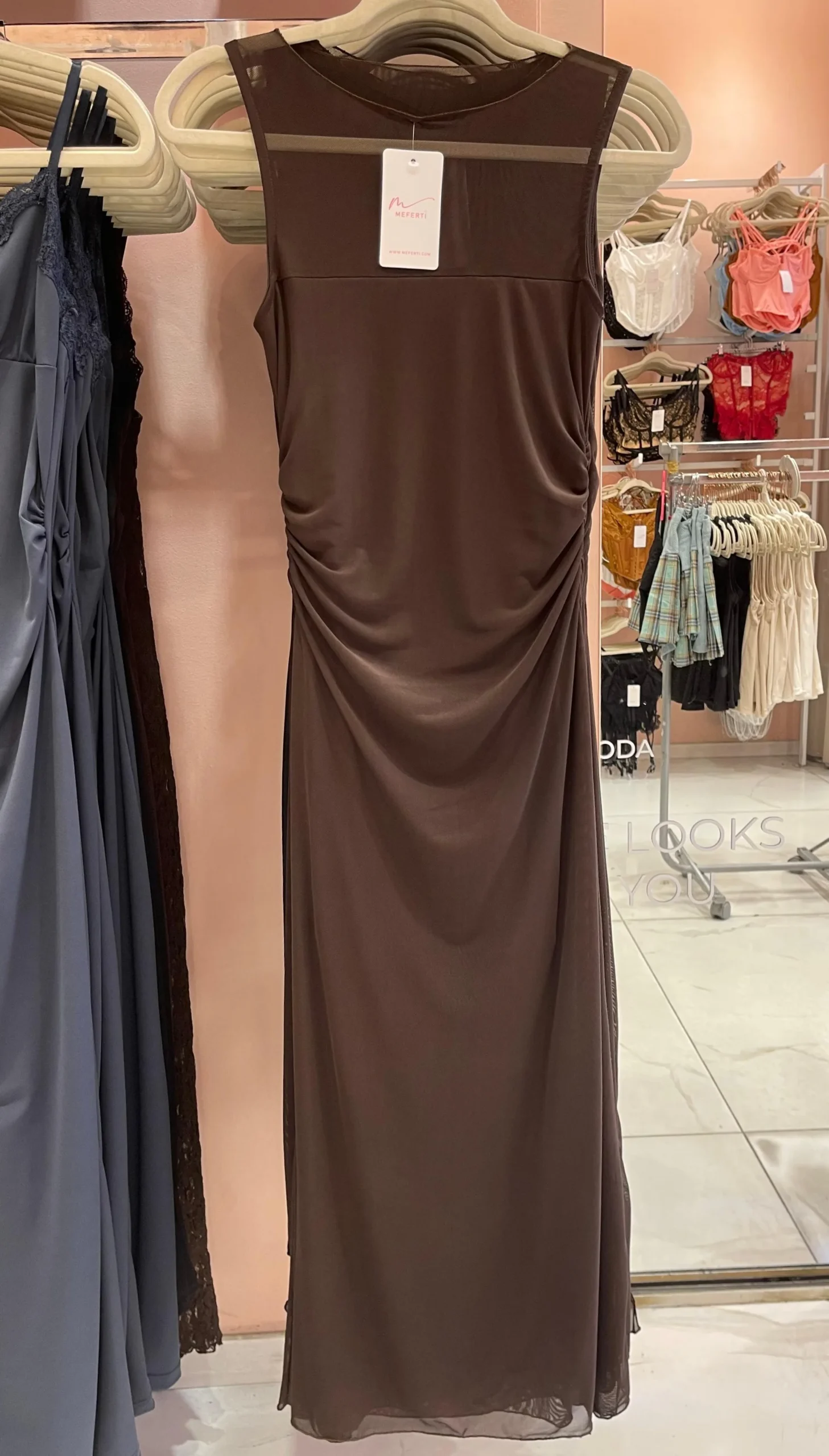 Alternative view of VESTIDO MICRO LARGO
